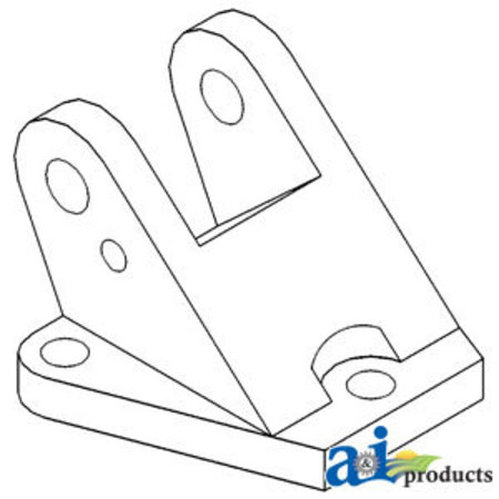 A & I PRODUCTS Bracket, Top Link 6" x5" x4" A-T21685